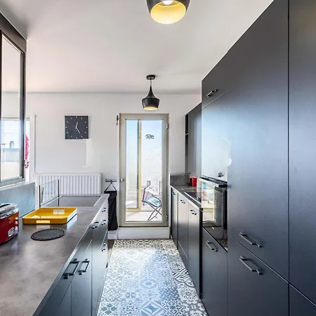 아파트 Sea View, Luminous, Terrace, Garage, Ac, Design *